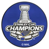 Fan Mats St. Louis Blues Hockey Puck Rug - 27In. Diameter