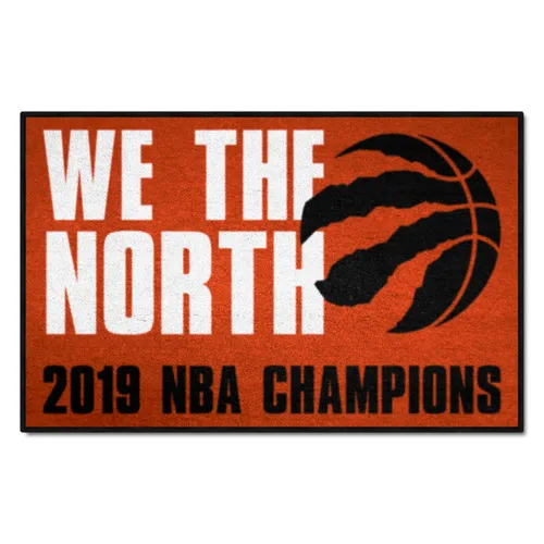 Fan Mats Toronto Raptors 2018 World Series Champions Starter Accent Rug - 19In. X 30In.