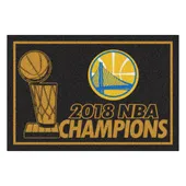 Fan Mats Golden State Warriors 5Ft. X 8 Ft. Plush Area Rug