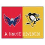 Fan Mats Nhl Capitals / Penguins House Divided Rug