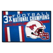 Fan Mats Smu Mustangs Dynasty Starter Accent Rug - 19In. X 30In.