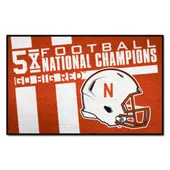 Fan Mats Nebraska Cornhuskers Dynasty Starter Accent Rug - 19In. X 30In.