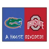 Fan Mats Florida/Ohio State House Divided Rug - 34 In. X 42.5 In.