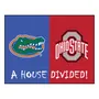 Fan Mats Florida/Ohio State House Divided Rug - 34 In. X 42.5 In.