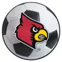 Fan Mats Louisville Cardinals Soccer Ball Rug - 27In. Diameter