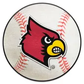 Fan Mats Louisville Cardinals Baseball Rug - 27In. Diameter