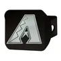 Fan Mats Arizona Diamondbacks Black Metal Hitch Cover With Metal Chrome 3D Emblem