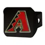 Fan Mats Arizona Diamondbacks Black Metal Hitch Cover - 3D Color Emblem