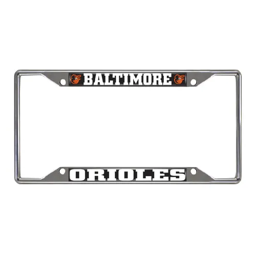 Fan Mats Baltimore Orioles Metal License Plate Frame