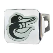 Fan Mats Baltimore Orioles Chrome Metal Hitch Cover With Chrome Metal 3D Emblem