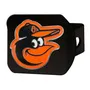 Fan Mats Baltimore Orioles Black Metal Hitch Cover - 3D Color Emblem