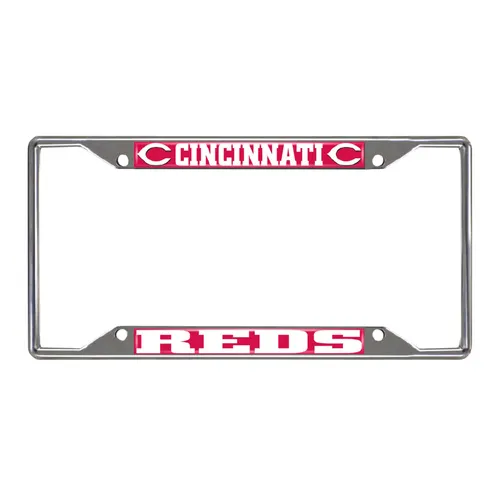 Fan Mats Cincinnati Reds Metal License Plate Frame