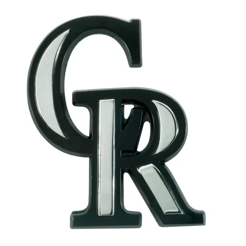 Fan Mats Colorado Rockies 3D Chromed Metal Emblem