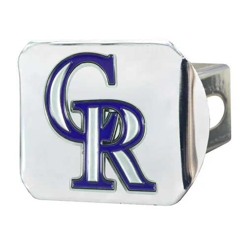 Fan Mats Colorado Rockies Hitch Cover - 3D Color Emblem