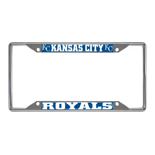 Fan Mats Kansas City Royals Metal License Plate Frame