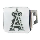 Fan Mats Los Angeles Angels Chrome Metal Hitch Cover With Chrome Metal 3D Emblem