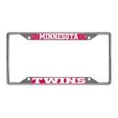 Fan Mats Minnesota Twins Metal License Plate Frame