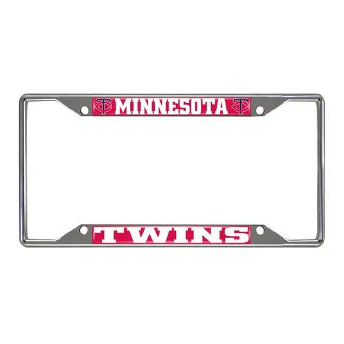 Fan Mats Minnesota Twins Metal License Plate Frame