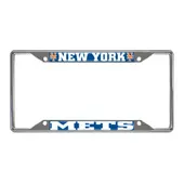 Fan Mats New York Mets Metal License Plate Frame