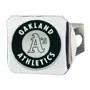 Fan Mats Oakland Athletics Chrome Metal Hitch Cover With Chrome Metal 3D Emblem