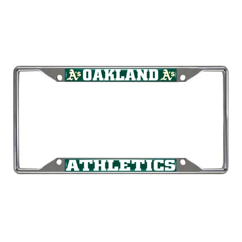 Fan Mats Oakland Athletics Metal License Plate Frame