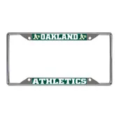 Fan Mats Oakland Athletics Metal License Plate Frame