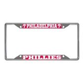 Fan Mats Philadelphia Phillies Metal License Plate Frame