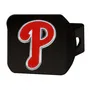 Fan Mats Philadelphia Phillies Black Metal Hitch Cover - 3D Color Emblem