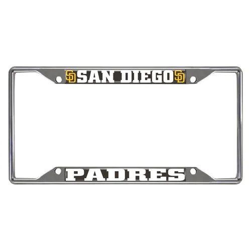 Fan Mats San Diego Padres Metal License Plate Frame