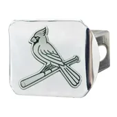 Fan Mats St. Louis Cardinals Chrome Metal Hitch Cover With Chrome Metal 3D Emblem