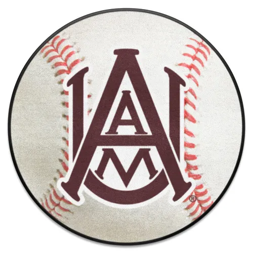 Fan Mats Alabama A&M Bulldogs Baseball Rug - 27In. Diameter