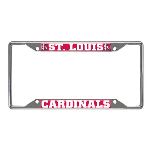 Fan Mats St. Louis Cardinals Metal License Plate Frame