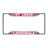 Fan Mats St. Louis Cardinals Metal License Plate Frame