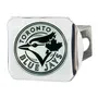 Fan Mats Toronto Blue Jays Chrome Metal Hitch Cover With Chrome Metal 3D Emblem