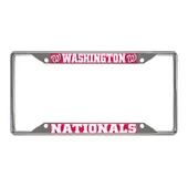 Fan Mats Washington Nationals Metal License Plate Frame