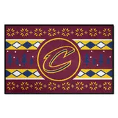 Fan Mats Cleveland Cavaliers Holiday Sweater Starter Accent Rug - 19In. X 30In.