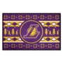 Fan Mats Los Angeles Lakers Holiday Sweater Starter Accent Rug - 19In. X 30In.