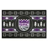 Fan Mats Sacramento Kings Holiday Sweater Starter Accent Rug - 19In. X 30In.