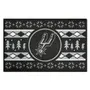 Fan Mats San Antonio Spurs Holiday Sweater Starter Accent Rug - 19In. X 30In.