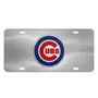 Fan Mats Chicago Cubs 3D Stainless Steel License Plate