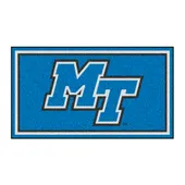 Fan Mats Middle Tennessee Blue Raiders 3Ft. X 5Ft. Plush Area Rug