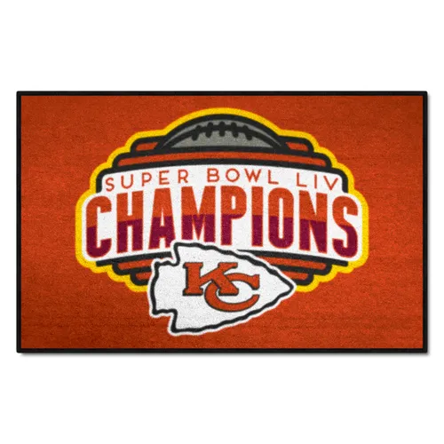 Fan Mats Kansas City Chiefs 2018 World Series Champions Starter Accent Rug - 19In. X 30In.