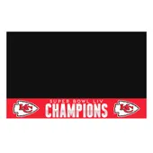 Fan Mats Kansas City Chiefs Vinyl Grill Mat - 26In. X 42In.