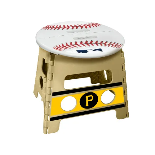 Fan Mats Pittsburgh Pirates Folding Step Stool - 13In. Rise