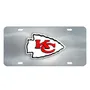 Fan Mats Kansas City Chiefs 3D Stainless Steel License Plate