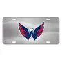 Fan Mats Washington Capitals 3D Stainless Steel License Plate