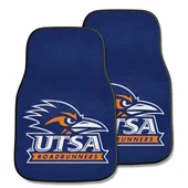 Fan Mats Utsa Roadrunners Carpet Car Mat Set - 2 Pieces