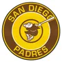 Fan Mats San Diego Padres Roundel Rug - 27In. Diameter