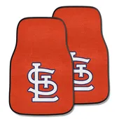 Fan Mats St. Louis Cardinals Carpet Car Mat Set - 2 Pieces