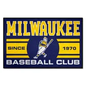 Fan Mats Milwaukee Brewers Starter Accent Rug - 19In. X 30In. Uniform Design